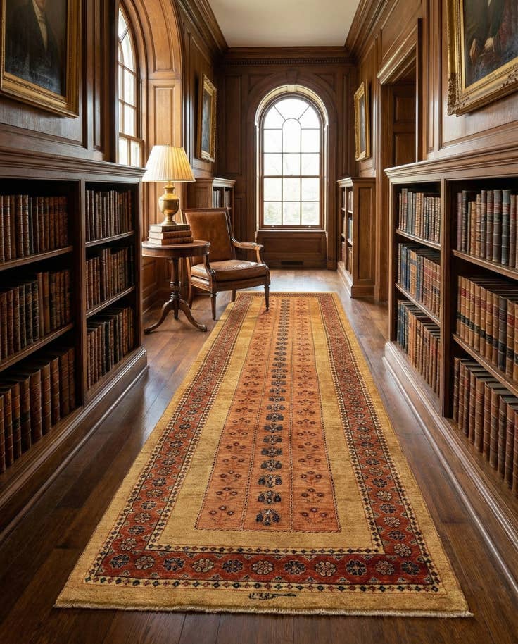 Detail image of 2' 7 x 10' 3 Luribaft Wool Runner Rug