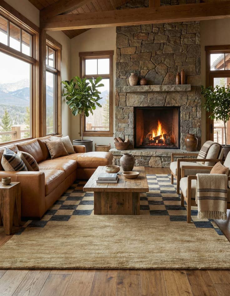 Detail image of  6' 8 x 10'  Hand Knotted Kashkuli Gabbeh Wool Rug