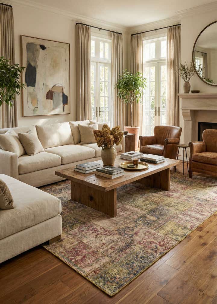 8' 6 x 11' 4 Hand Knotted Ultra Vintage Persian Wool Rug