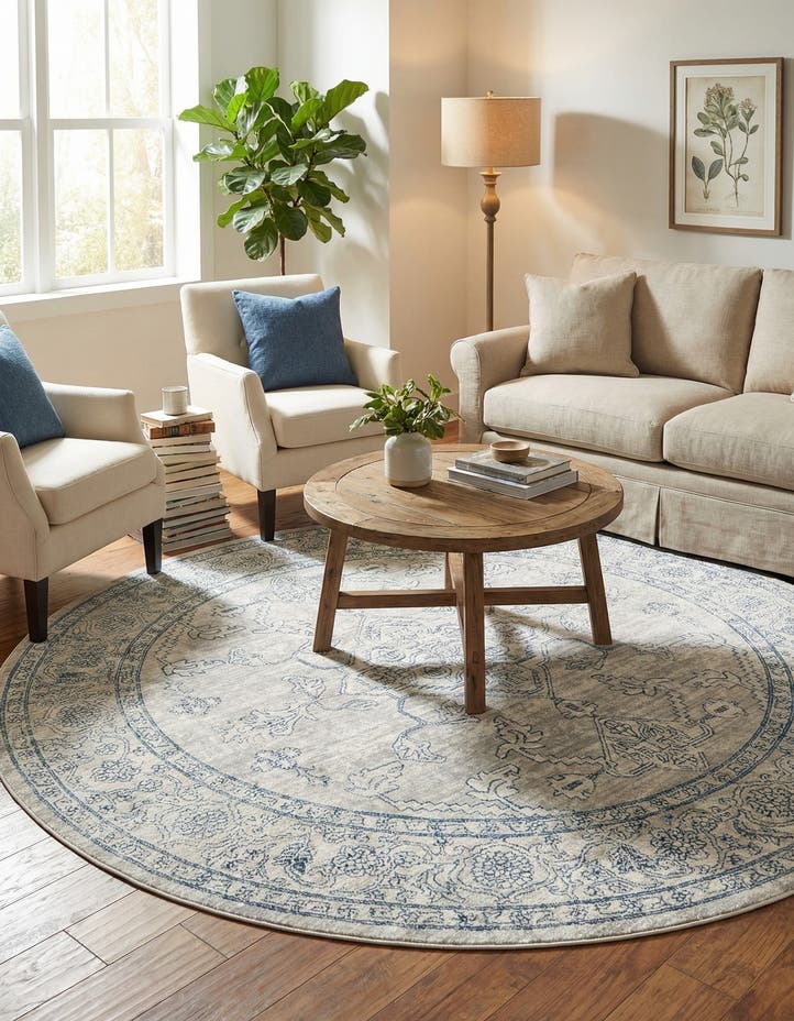 7' x 7' Newport Round Rug