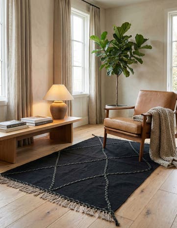 3' 5 x 5' 1 Hand Woven Kilim Modern Wool Rug