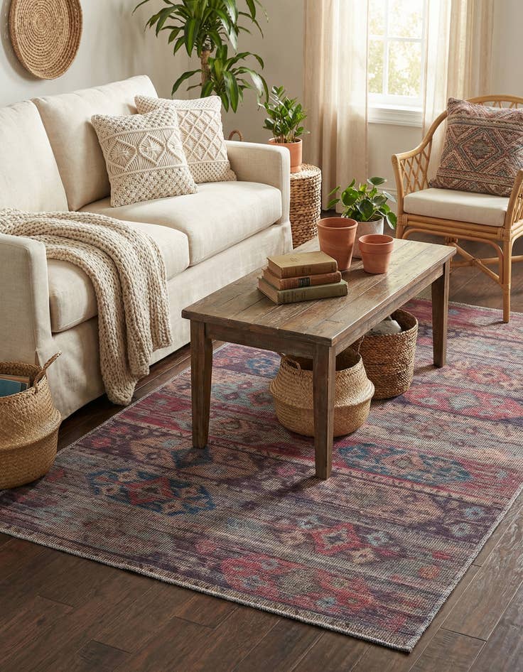 Detail image of 4' x 6'  Washable Sisu Rug