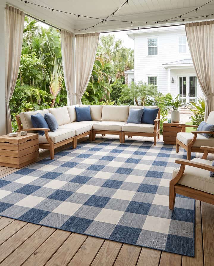275cm x 365cm Fácil de limpiar Checkered Alfombra Comprar todos los estilos