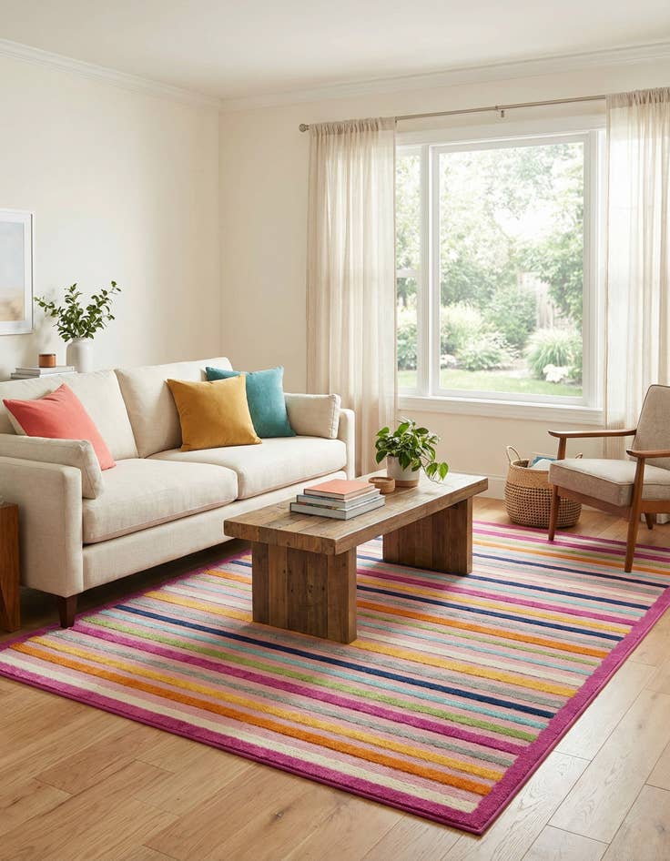 Detail image of 6' x 9' Easy-Clean Aruba Indoor / Outdoor Rug