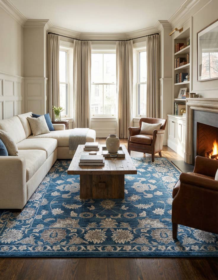 Detail image of 10' x 10' Boston Square Rug