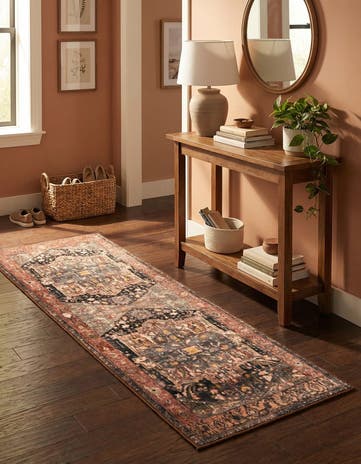 Muted Rust Medina Runner Rug