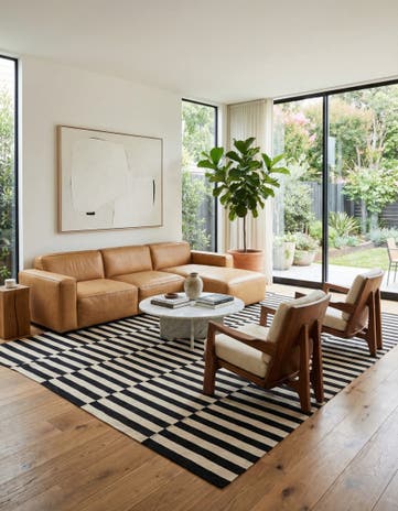 8' 3 x 9' 8 Hand Woven Kilim Modern Wool Rug