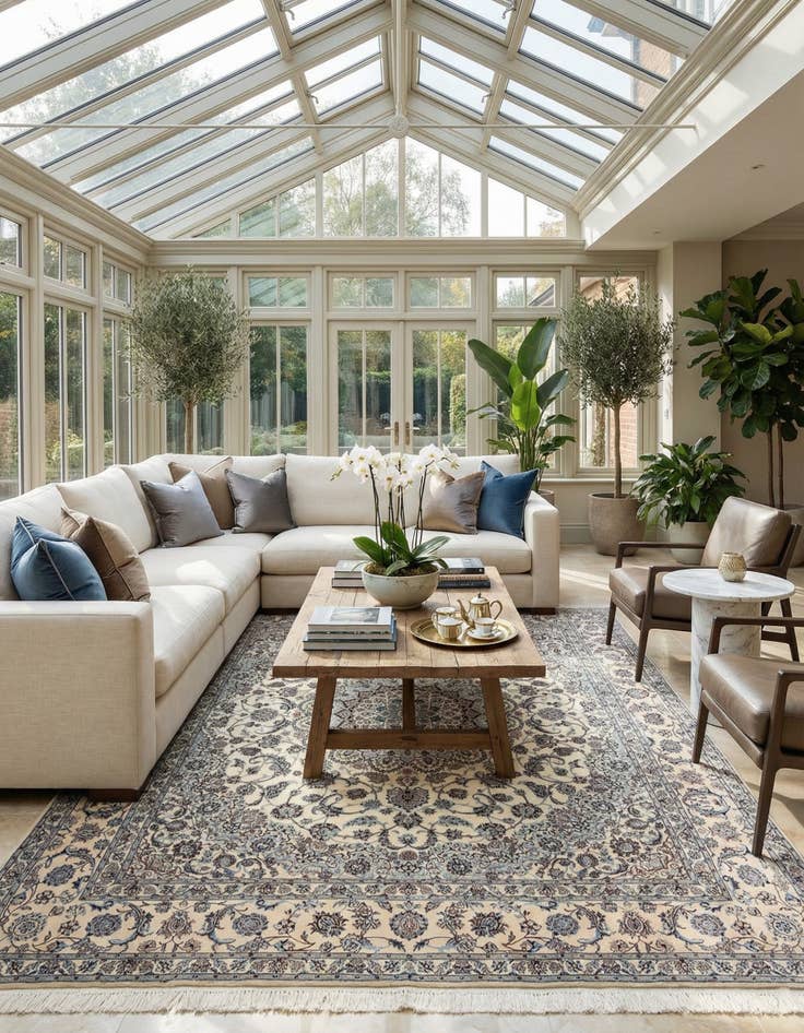 Detail image of 8' 5 x 9' 10 Nain Rug