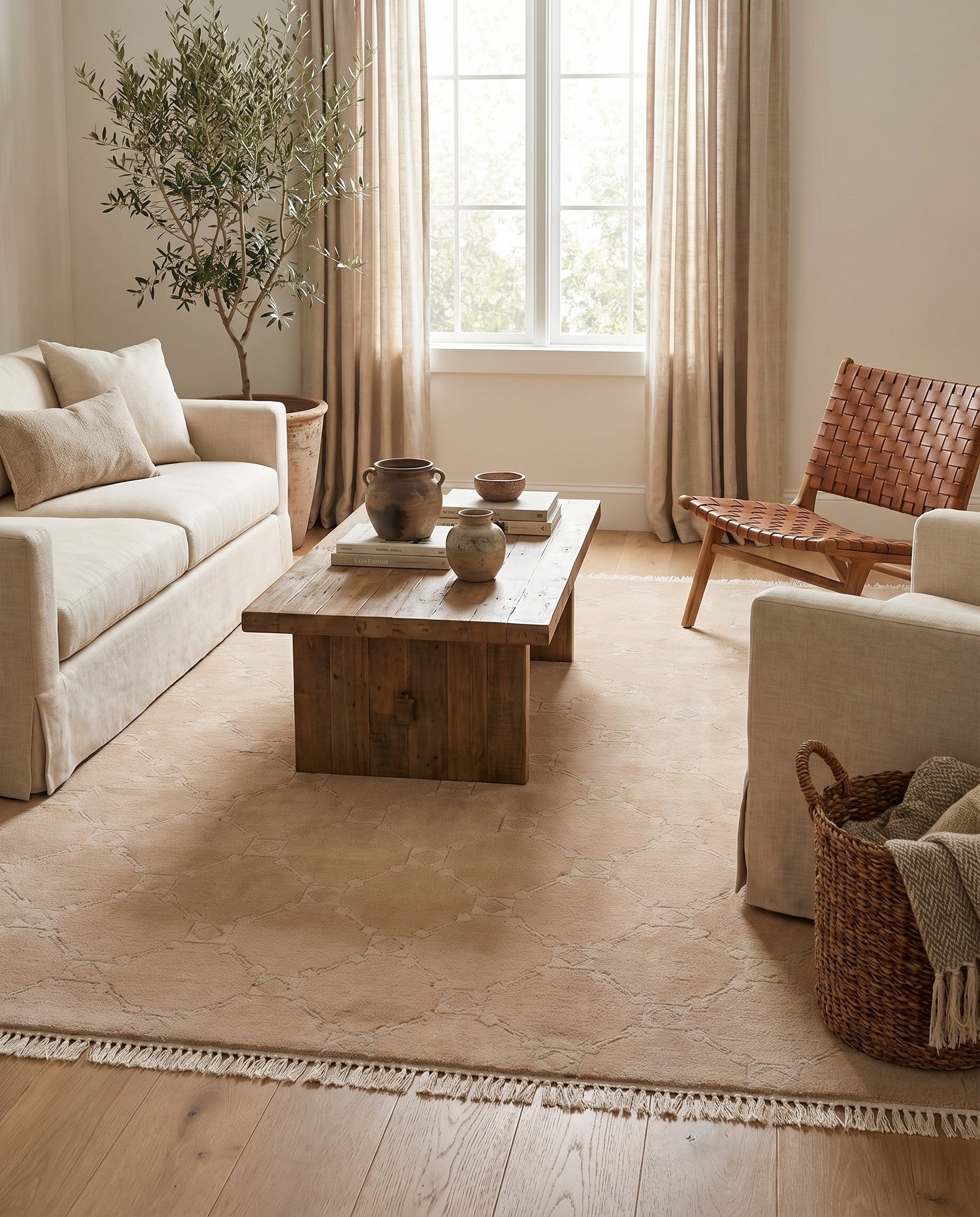 5' x 6' 5 Hand Knotted Nepal Wool Rug