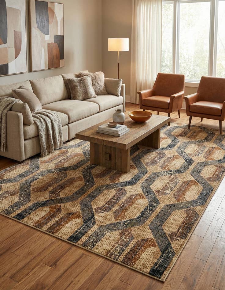 Detail image of 10' x 14' Saturn Rug