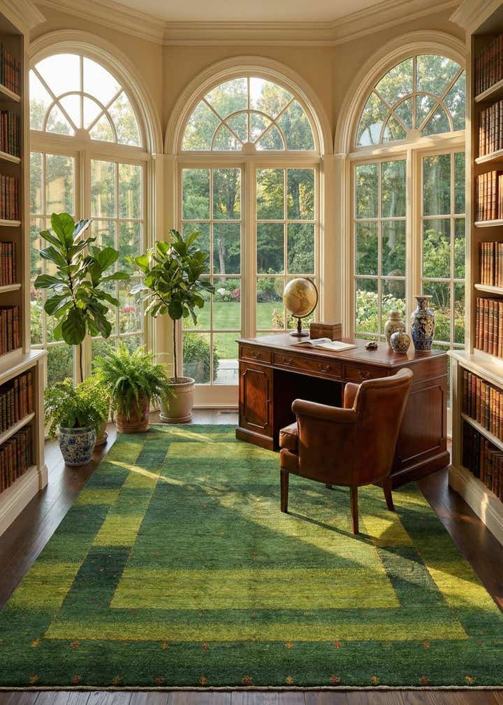5' 8 x 8' 4 Kashkuli Wool Rug