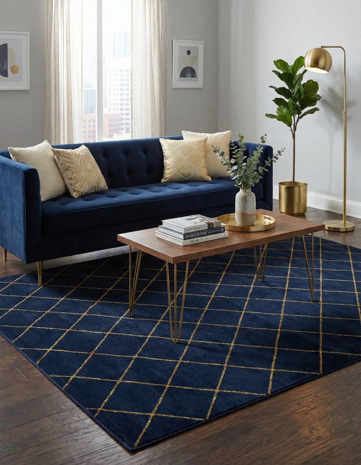 Detail image of 7' 10 x 10' Vogue Geo Rug