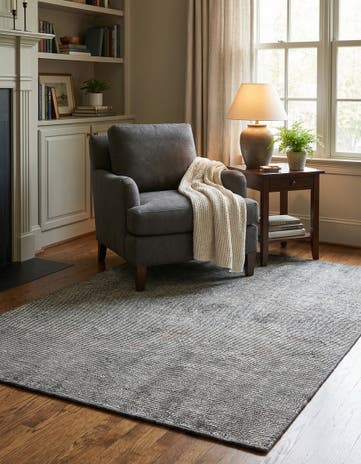 Earl Grey Hand Woven Jill Zarin English Manor Farmhouse Wool Rug