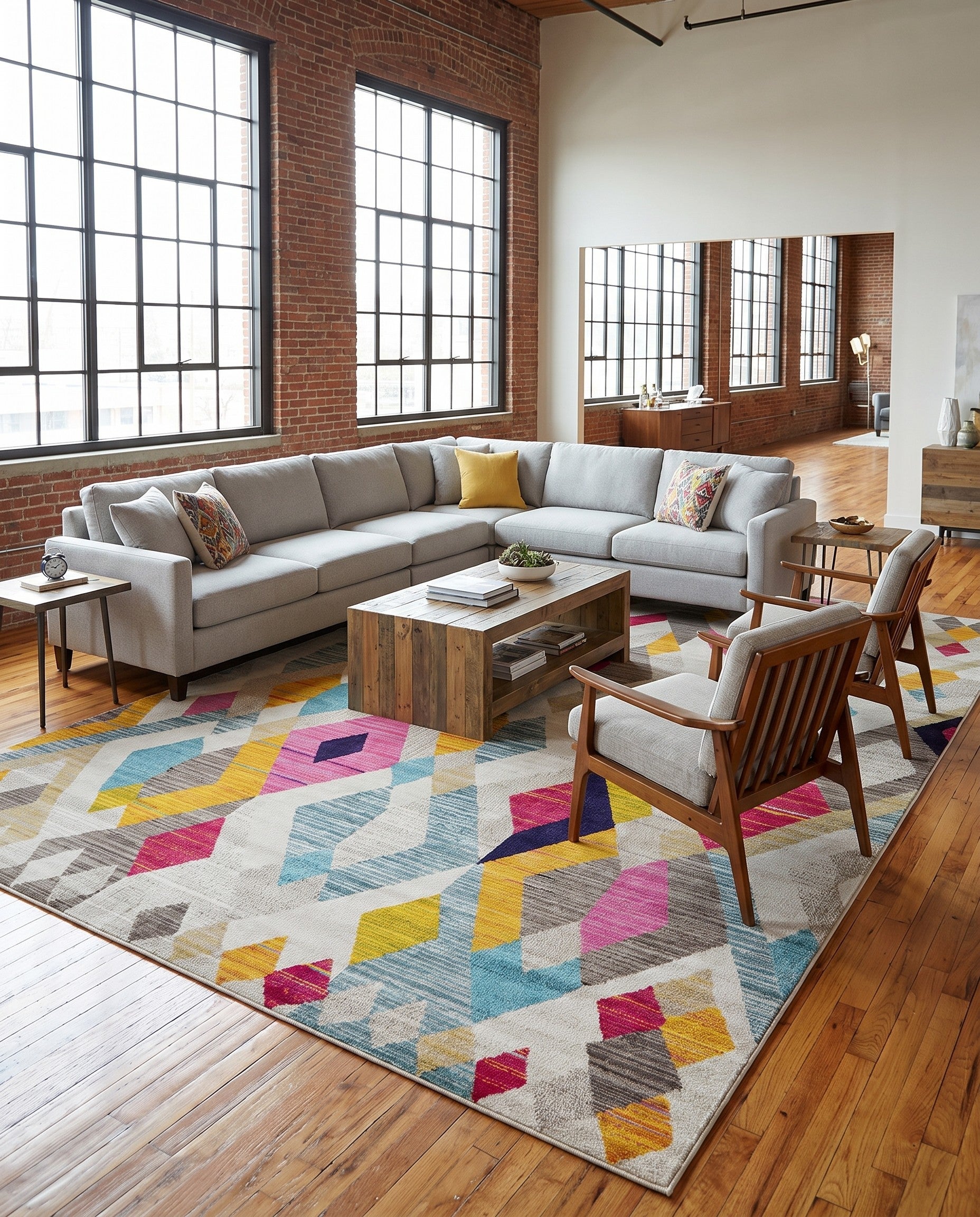 10' 6 x 16' 5 Washable Santa Fe Rug