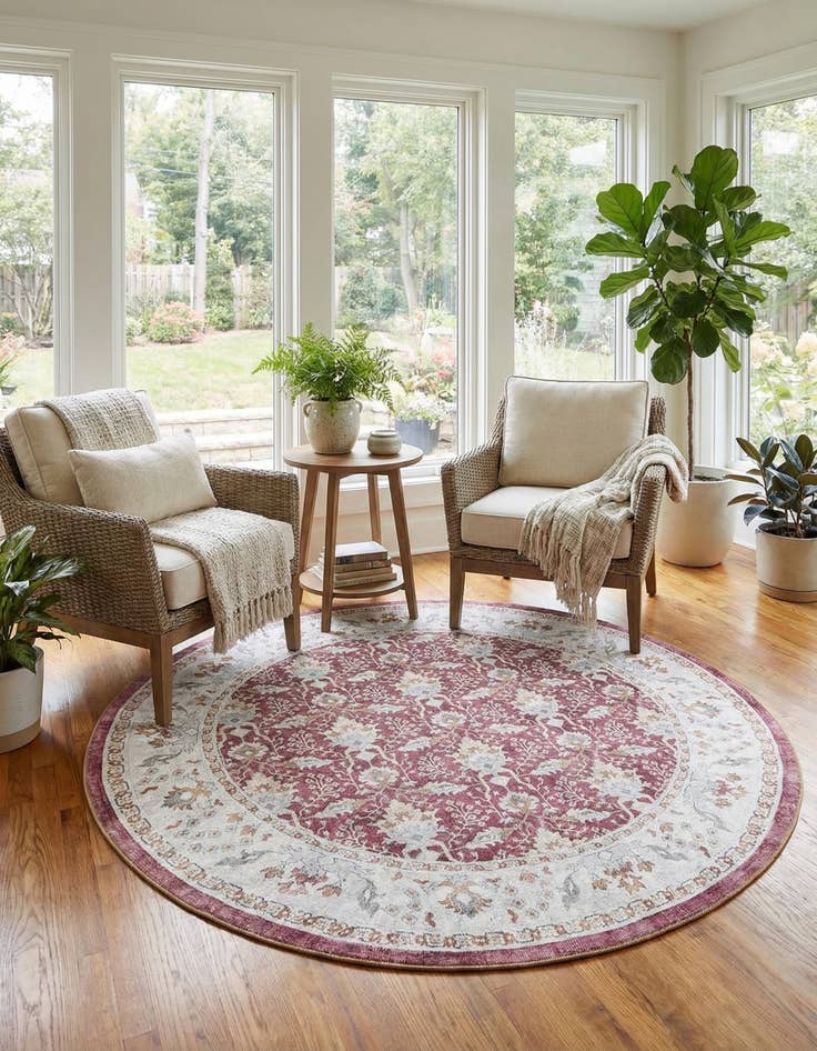 Detail image of 7' 10 x 7' 10 Timeless Round Rug