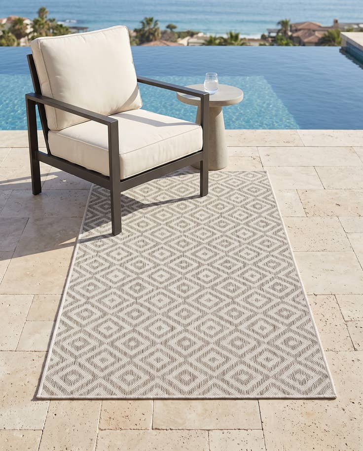 Detail image of 3' x 5' 3 Easy-Clean Jill Zarin Costa Rica Indoor / Outdoor Rug