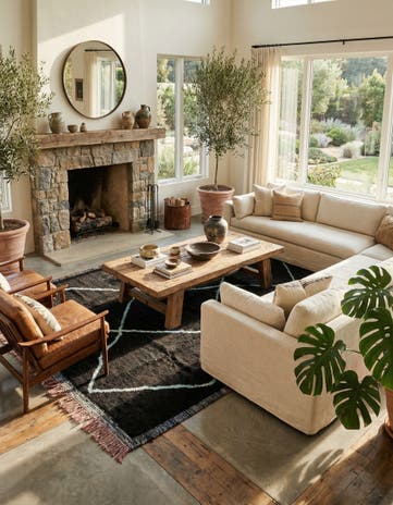 8' 2 x 10' 2 Hand Knotted Moroccan Wool Rug