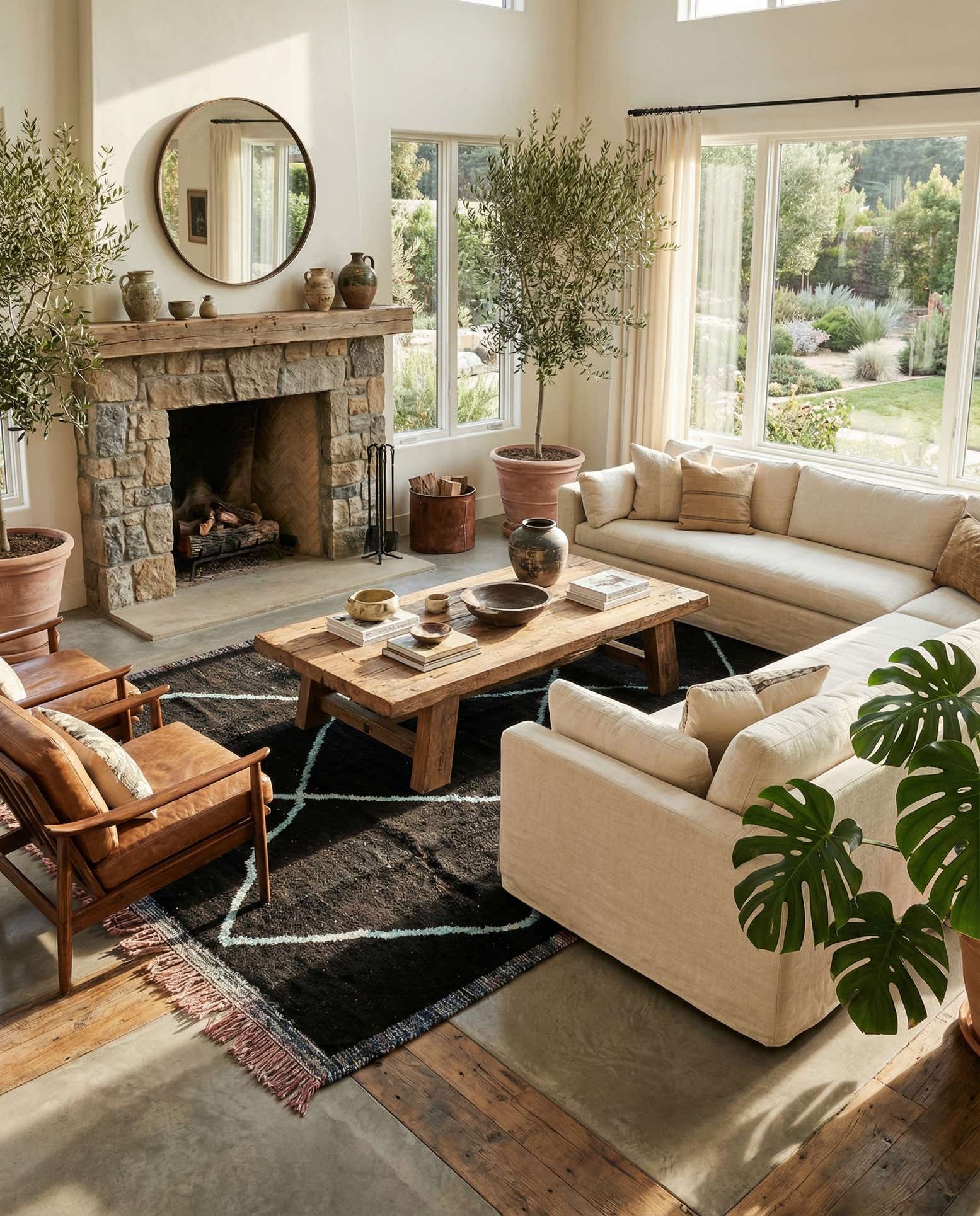 8' 2 x 10' 2 Hand Knotted Moroccan Wool Rug