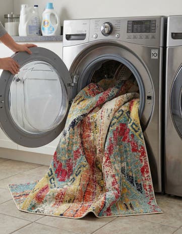 Washable Mesa Square Rug