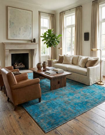 9' 2 x 12' Hand Knotted Oushak Wool Rug