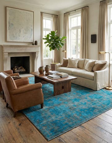 9' 2 x 12' Hand Knotted Oushak Wool Rug