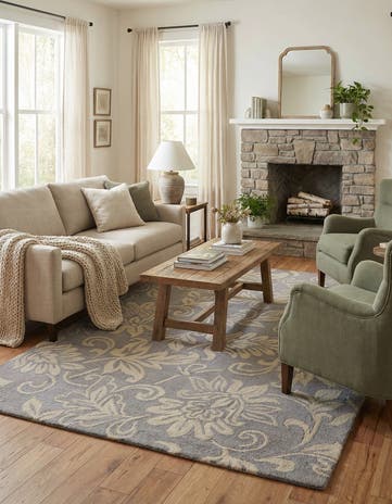 5' x 7' 11 Agra Rug