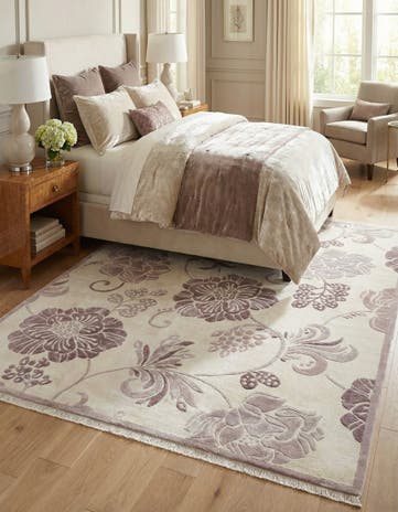 5' 9 x 7' 10 Hand Knotted Darya Wool Rug