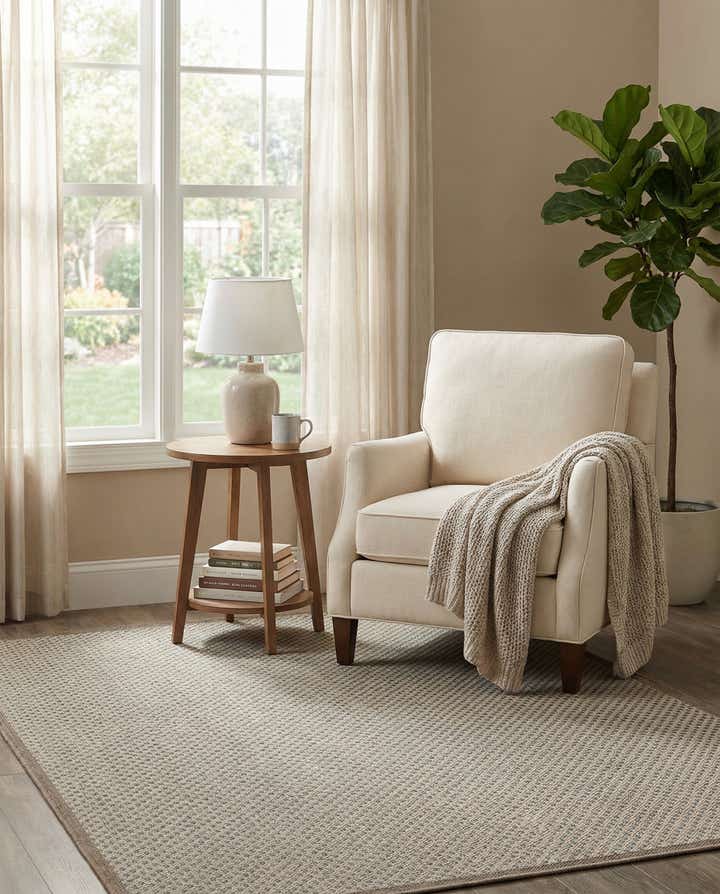 5' 3 x 7' 7 Easy-Clean Modern Indoor / Outdoor Rug