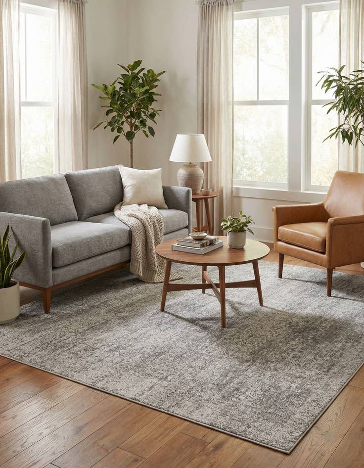 Detail image of  6' 1 x 6' 1 Finsbury Square Rug