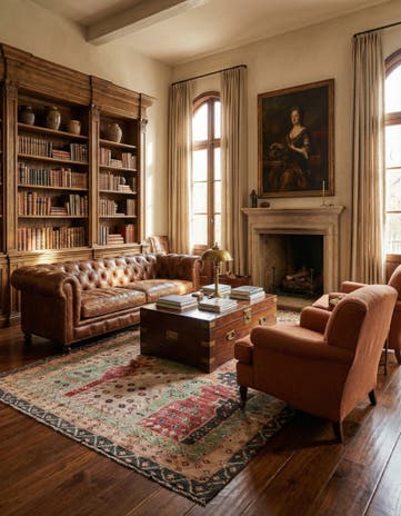 6' 8 x 10' Hand Knotted Ariana Ziegler Wool Rug