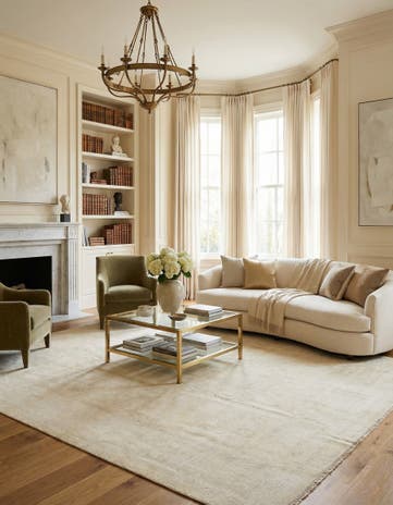 7' 9 x 10' 2 Hand Knotted Ziegler Rug