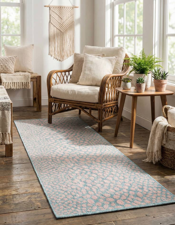 Detail image of 2' x 6' Easy-Clean Jill Zarin Cape Town Indoor / Outdoor Runner Rug