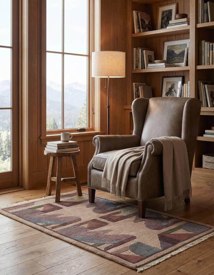 Detail image of 3' x 5' 4 Hand Knotted Nepal Wool Rug