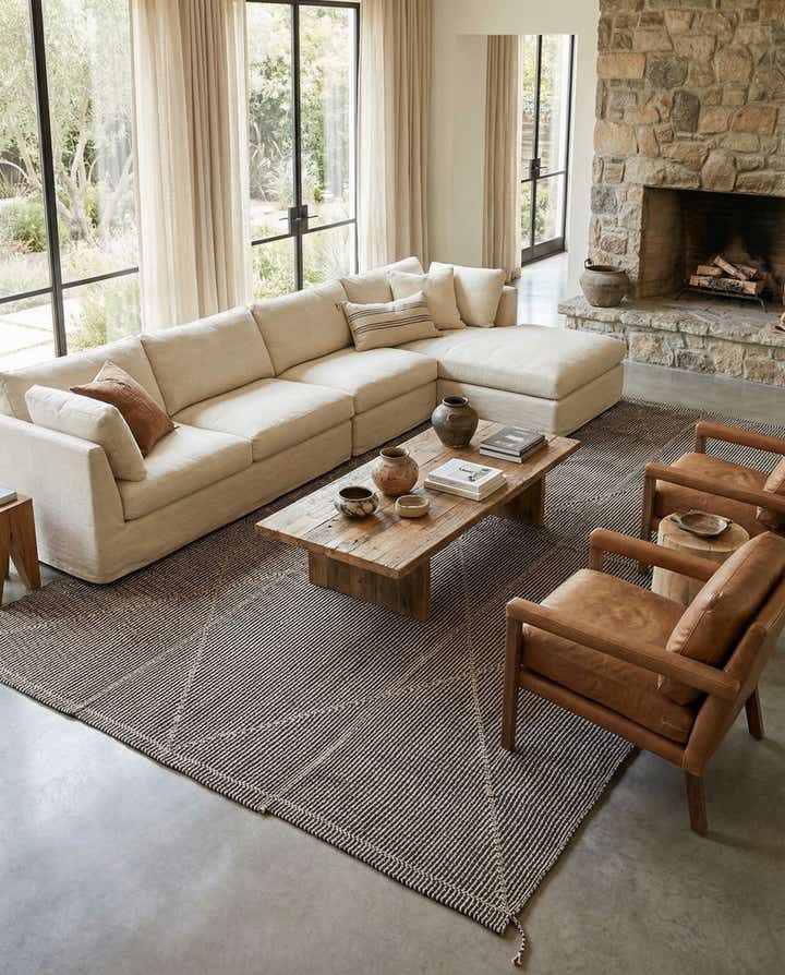 9' 6 x 14' 7 Hand Knotted Moroccan Wool Rug