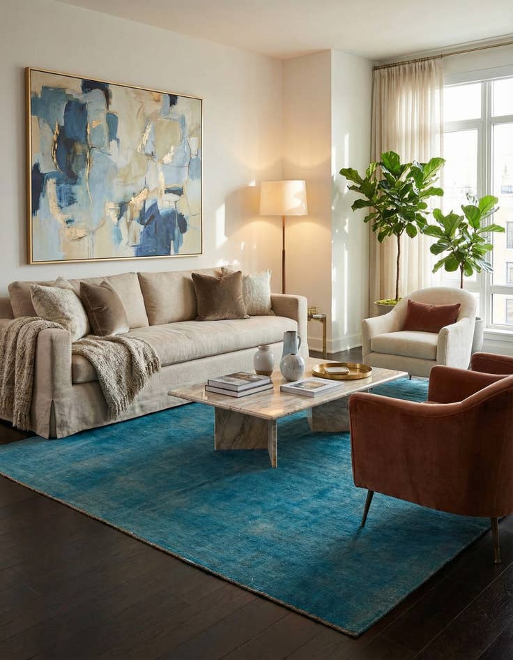 Detail image of 9' 1 x 12' 3  Hand Knotted Ultra Vintage Persian Wool Rug