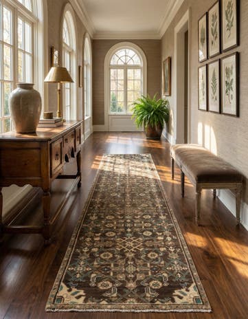 2' 6 x 9' 1 Hamedan Runner Rug