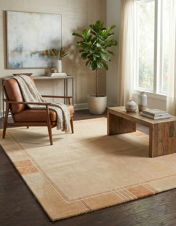 4' 8 x 6' 8 Hand Knotted Nepal Rug