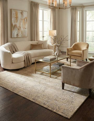 8' 3 x 9' 9 Hand Knotted Luna Rug