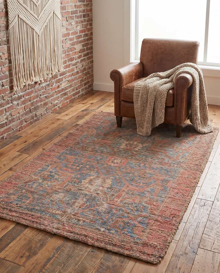 4' 1 x 6' 1 Chenille Jute Rug