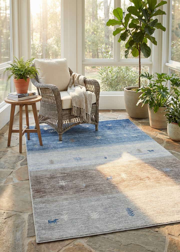 6' x 9' Gabbeh Rug