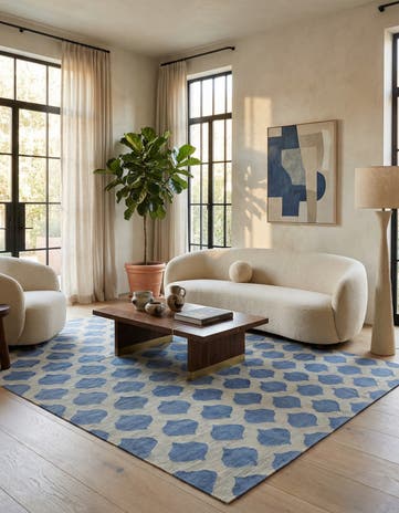 8' 3 x 10' Hand Woven Kilim Modern Wool Rug