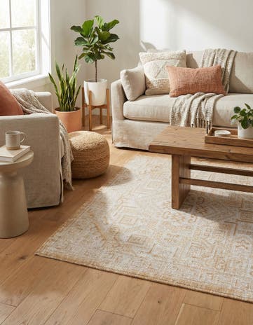 3' x 5' 3 Easy-Clean Aztec Indoor / Outdoor Rug
