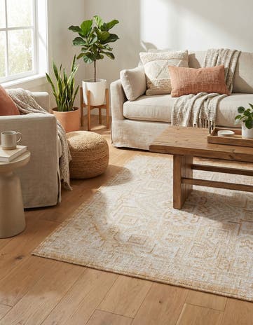 3' x 5' 3 Easy-Clean Aztec Indoor / Outdoor Rug