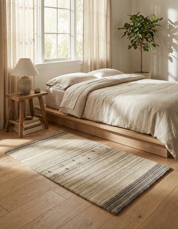 2' 5 x 4' Hand Knotted Tibet Wool Rug