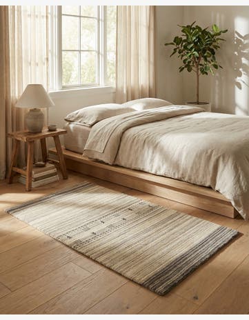 2' 5 x 4' Hand Knotted Tibet Wool Rug