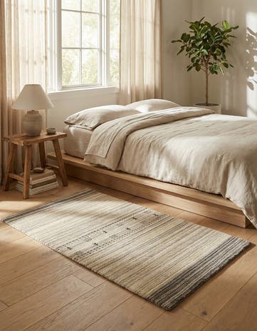 2' 5 x 4' Hand Knotted Tibet Wool Rug