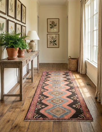 3' 2 x 7' 10 Hamedan Runner Rug