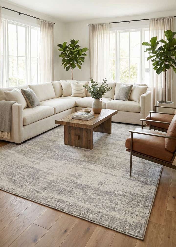 10' x 14' Easy-Clean Modern Indoor / Outdoor Rug