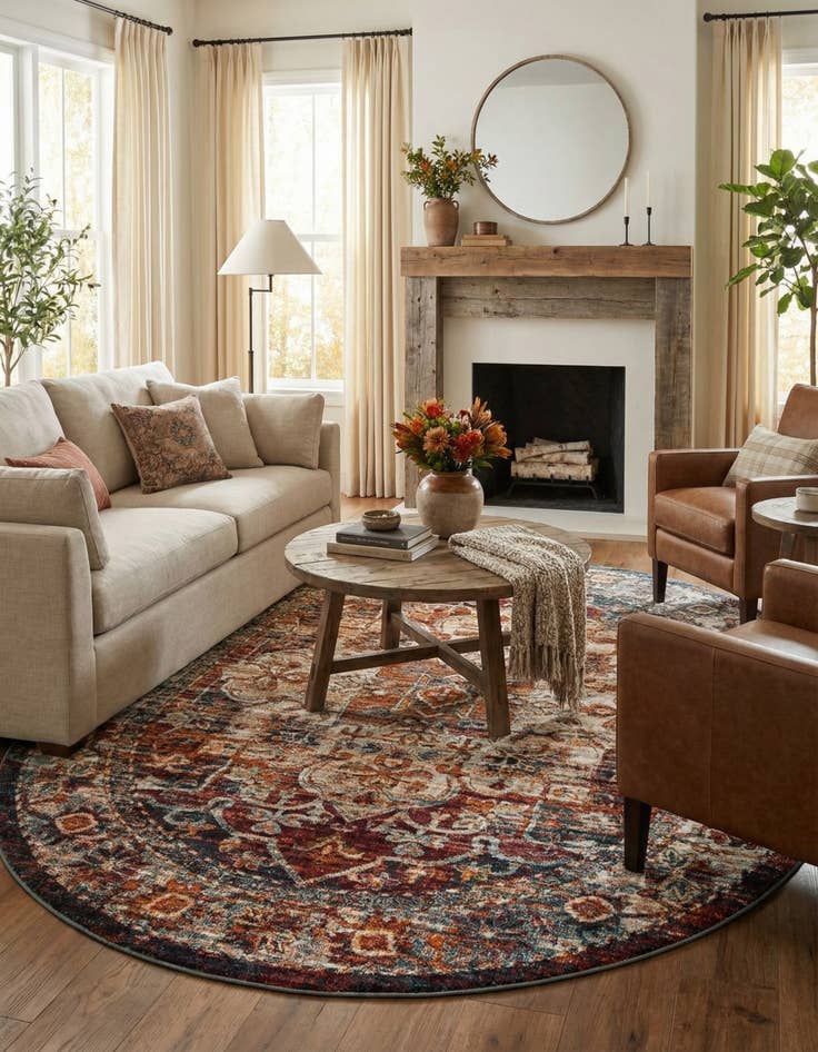 Detail image of  7' 10 x 10' Isabella Oval Rug