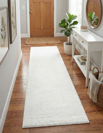 2' 2 x 8' Solid Frieze Runner Rug